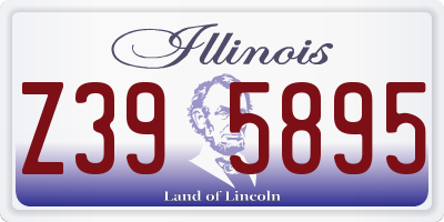 IL license plate Z395895