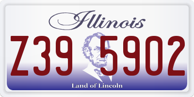 IL license plate Z395902