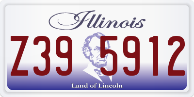 IL license plate Z395912