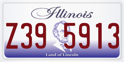IL license plate Z395913