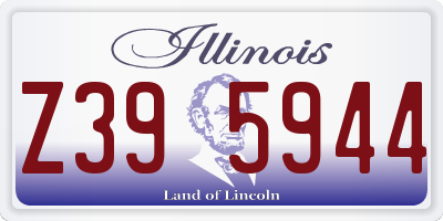 IL license plate Z395944