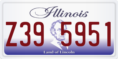 IL license plate Z395951