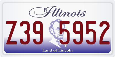 IL license plate Z395952