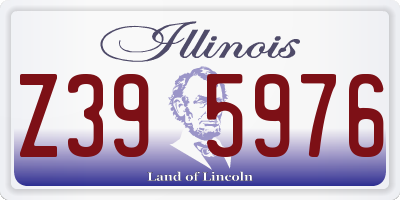 IL license plate Z395976