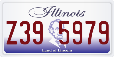IL license plate Z395979