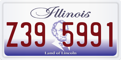 IL license plate Z395991