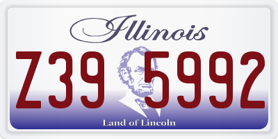 IL license plate Z395992