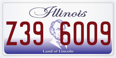 IL license plate Z396009