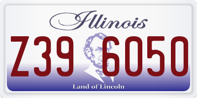 IL license plate Z396050