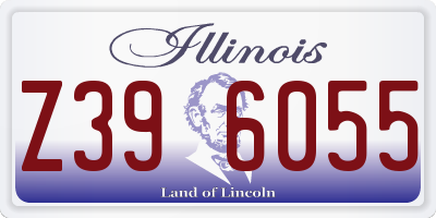IL license plate Z396055