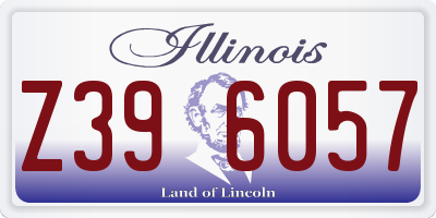 IL license plate Z396057