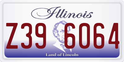 IL license plate Z396064