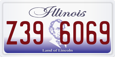 IL license plate Z396069