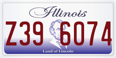 IL license plate Z396074
