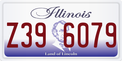 IL license plate Z396079