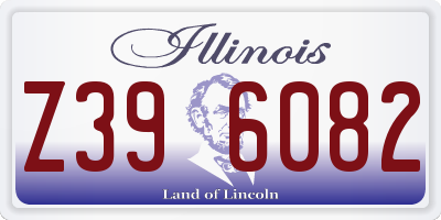 IL license plate Z396082