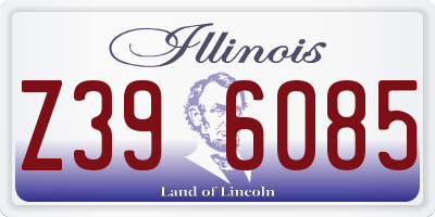 IL license plate Z396085