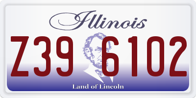 IL license plate Z396102