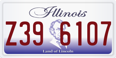 IL license plate Z396107
