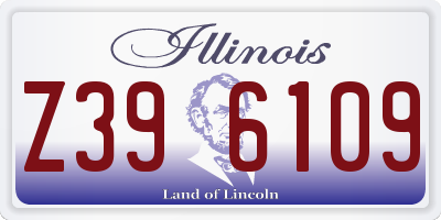 IL license plate Z396109