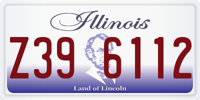 IL license plate Z396112