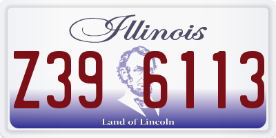 IL license plate Z396113