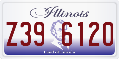 IL license plate Z396120