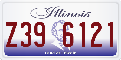 IL license plate Z396121