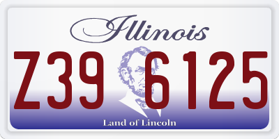 IL license plate Z396125