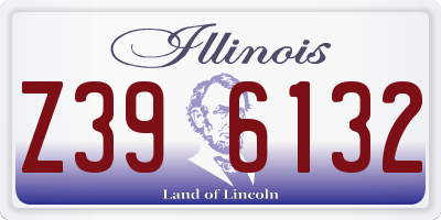 IL license plate Z396132