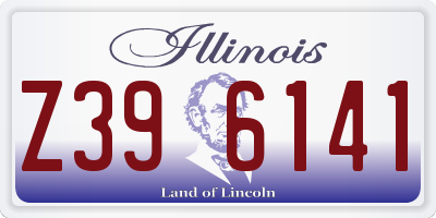 IL license plate Z396141