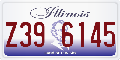 IL license plate Z396145
