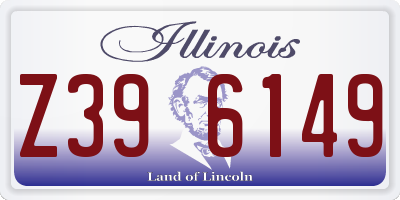 IL license plate Z396149