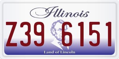 IL license plate Z396151