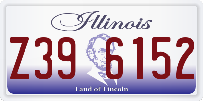 IL license plate Z396152