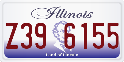 IL license plate Z396155