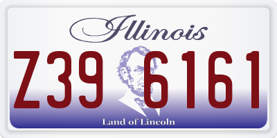 IL license plate Z396161