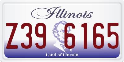 IL license plate Z396165