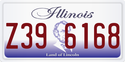 IL license plate Z396168
