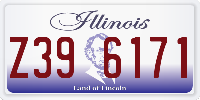 IL license plate Z396171