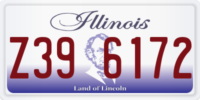 IL license plate Z396172