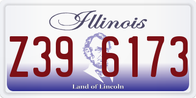 IL license plate Z396173