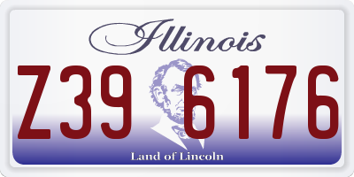 IL license plate Z396176