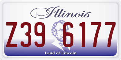 IL license plate Z396177
