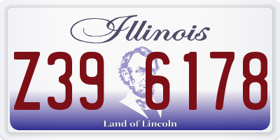 IL license plate Z396178
