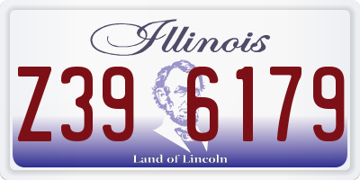 IL license plate Z396179