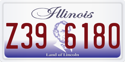IL license plate Z396180