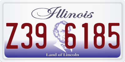 IL license plate Z396185