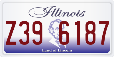 IL license plate Z396187
