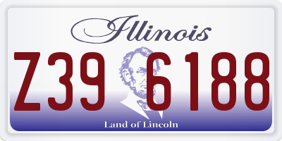 IL license plate Z396188